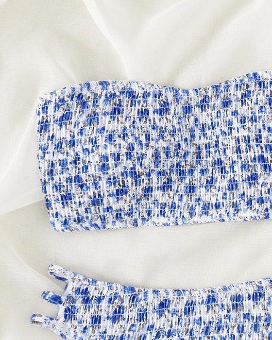 Bikini Kleine Bloemenprint Bandeau