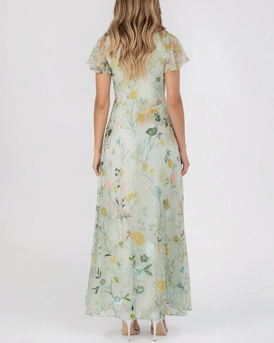 Jurk Ruffle Bloemen Print