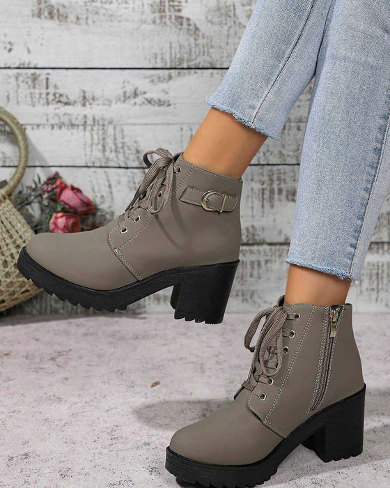 Chunky Platform Enkelbottines