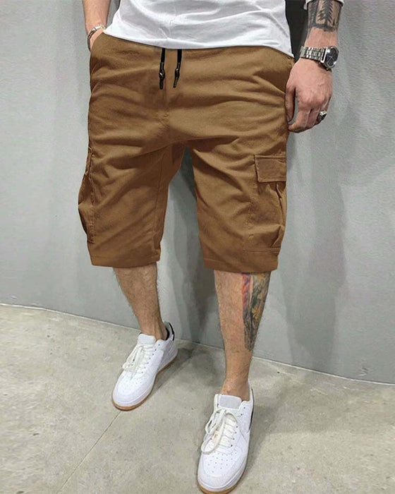 Shorts Trekkoord Taille Cargo
