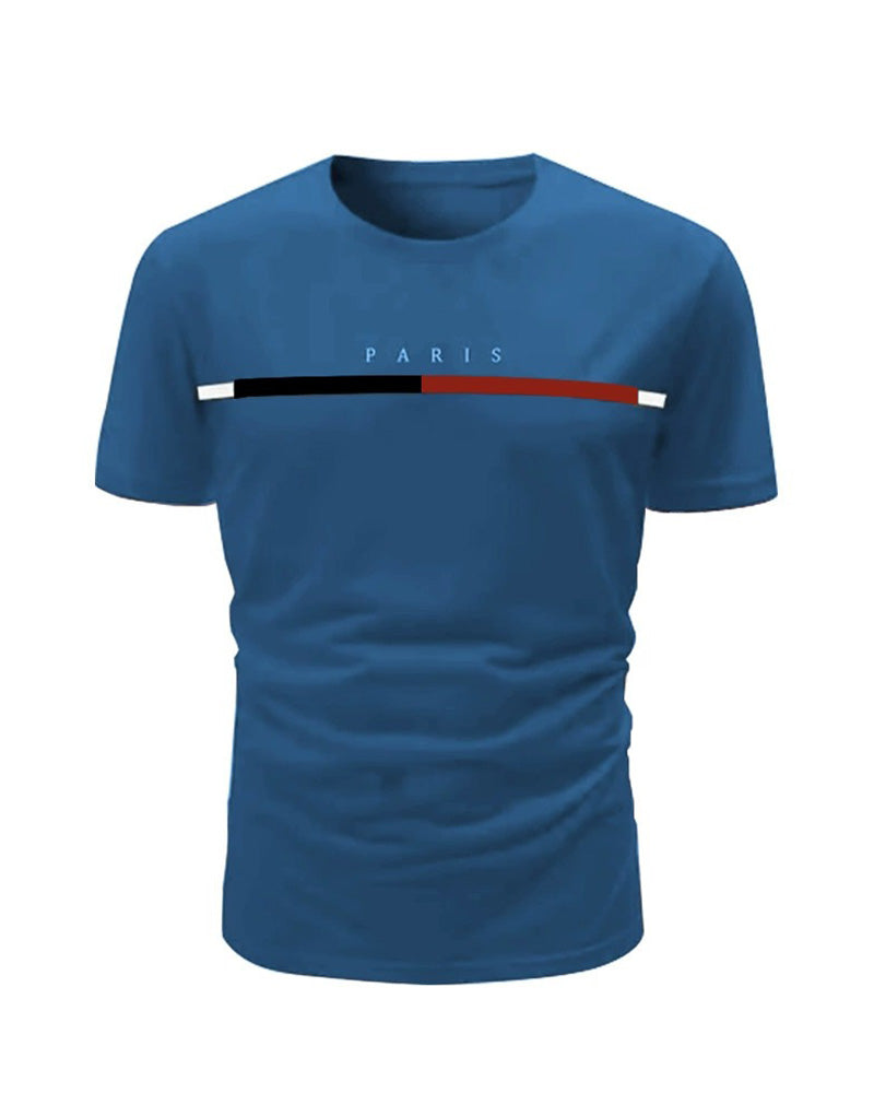 T-Shirt Snel Droog Ronde Hals Korte Mouw