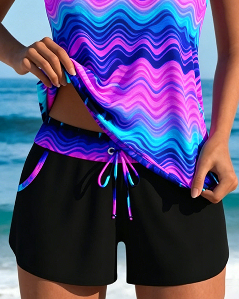 Tankinis Golvende Streep Verloop