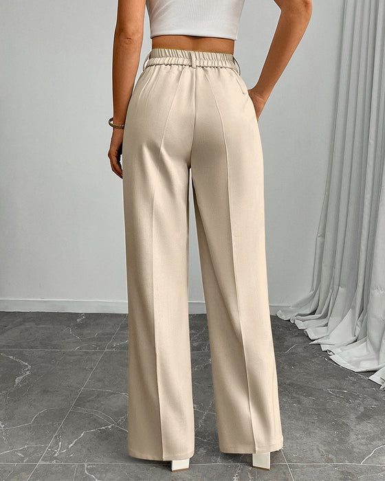 Broek Casual Los Recht Wijd Pijp
