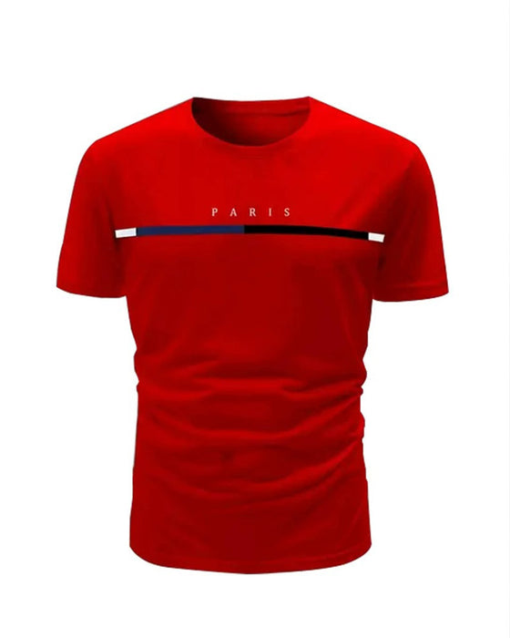 T-Shirt Snel Droog Ronde Hals Korte Mouw