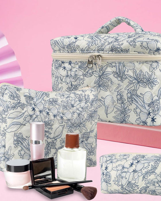 Tredelt cosmetische veskesett