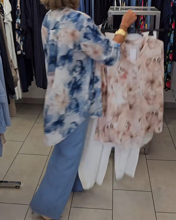 Blouse Aquarel Bloemen Casual
