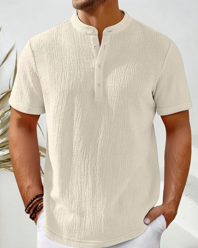Overhemd Effen Los Henley