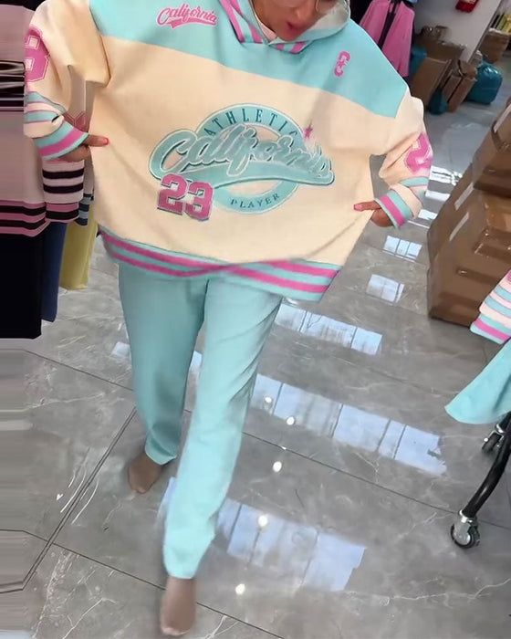 Set Comfortabel Kleur Blok Sport