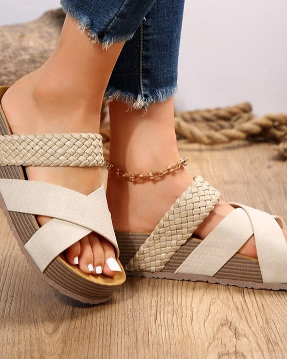 Sandaal Mode Platform Slide