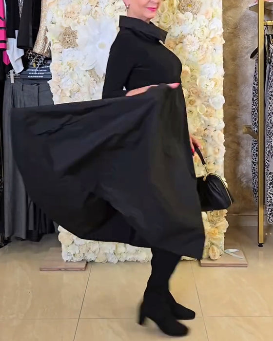 Jurk Fashionable Street Effen A-lijn