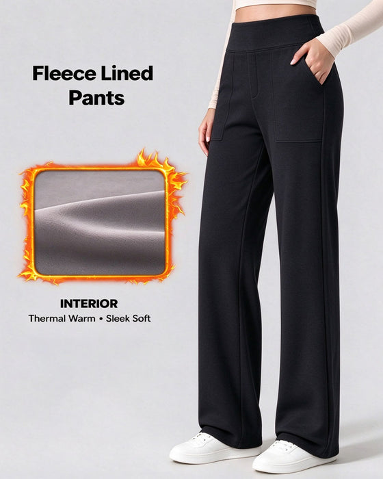 Broek Hoge Taille Zak Wijde Pijp