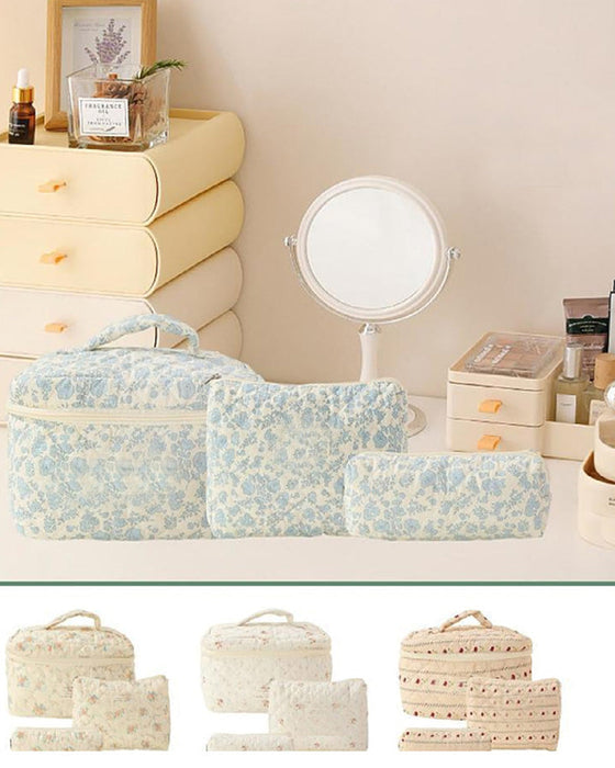 Tredelt cosmetische veskesett