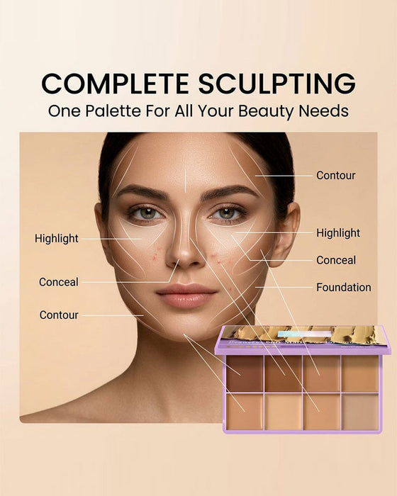 8-Kleuren Concealer Palet