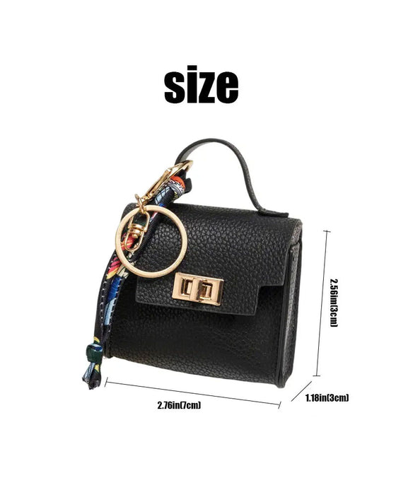 Sleutelhanger Mini Vierkante Tas Pendant