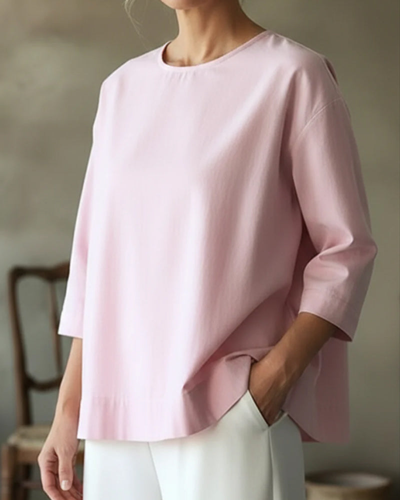 Losvallende Top Met Open Rug