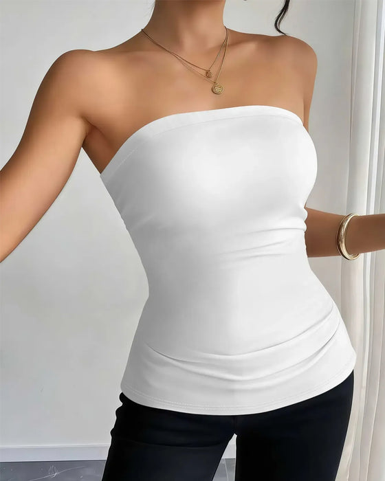 Tank Top Strapless Effen Mode