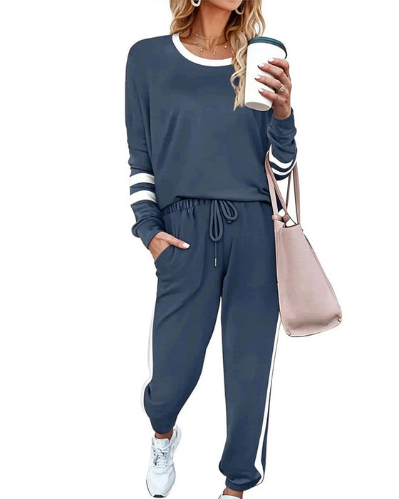 Set Ronde Hals Lange Mouw Top Joggingbroek