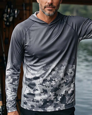 Top Heren Capuchon Camouflage Verloop