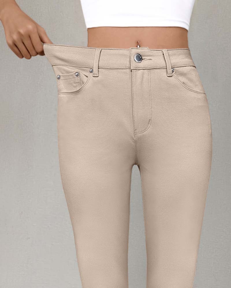 Broek Dames Zak Effen Skinny Casual