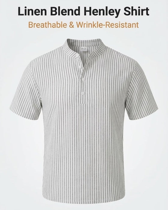 Heren T-shirt Casual Gestreepte