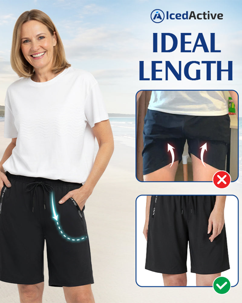 Shorts Elastische Taille Trekkoord Sneldrogend