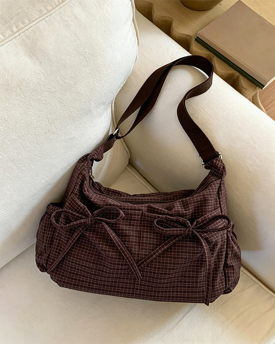Tas Strikt Geruit Crossbody