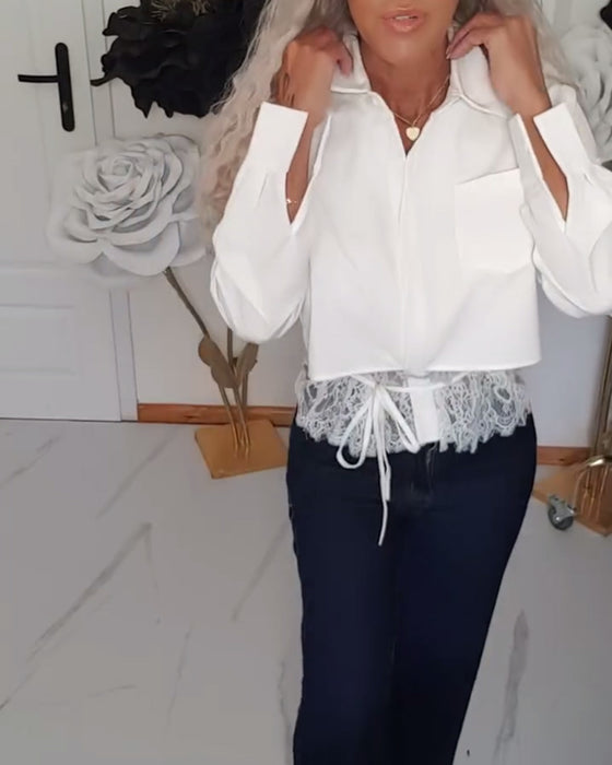 Overhemd Modieus Effen Kleur