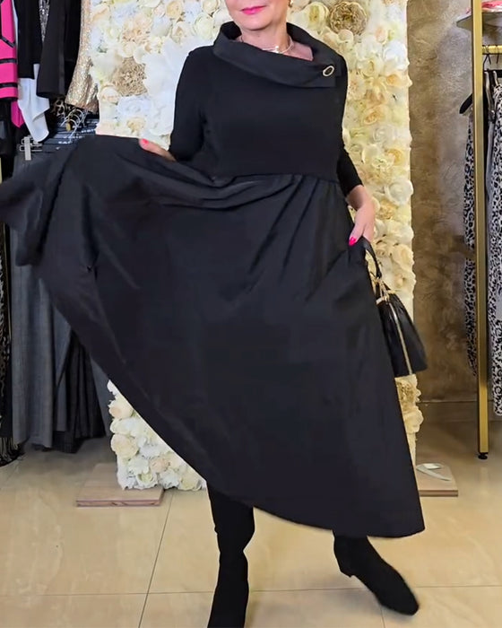 Jurk Fashionable Street Effen A-lijn