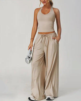 Set Halter V-Hals Casual