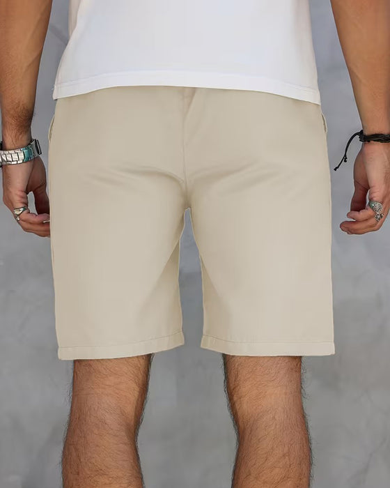 Shorts Leren Label Casual