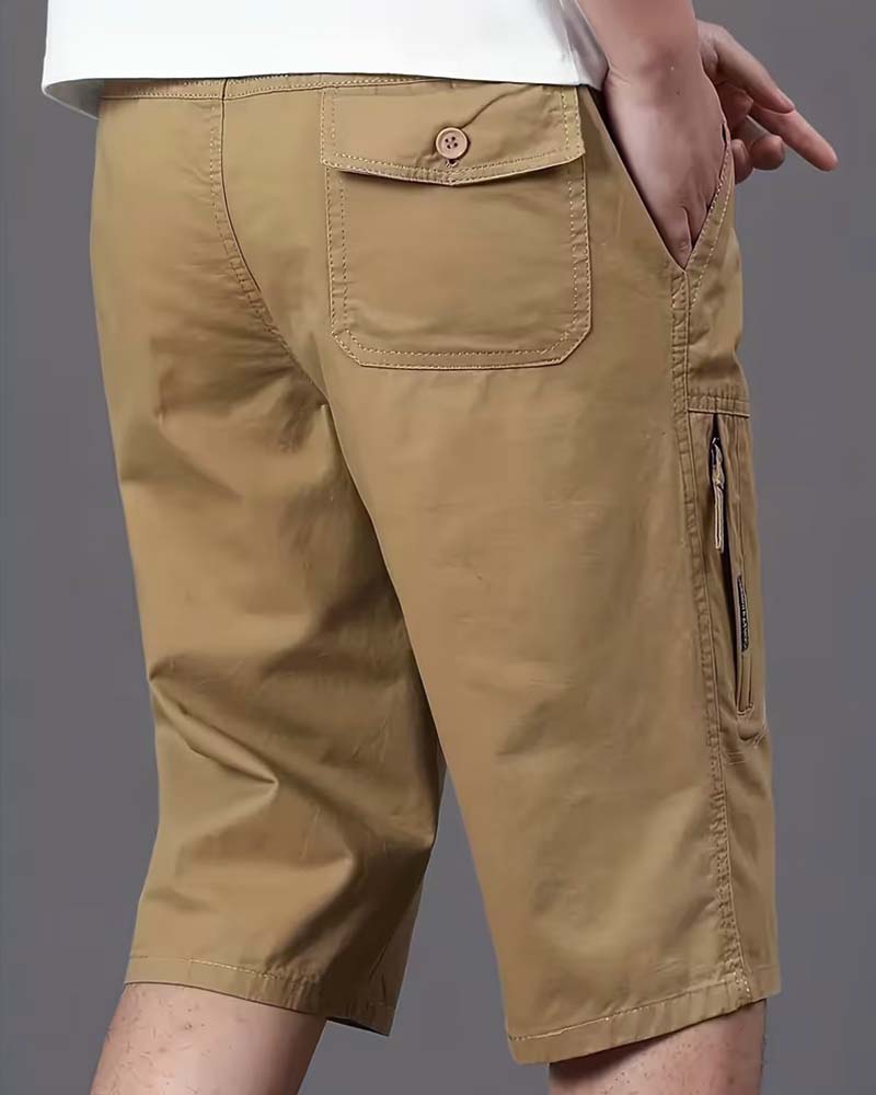 Heren Shorts Rechte Pijp Casual