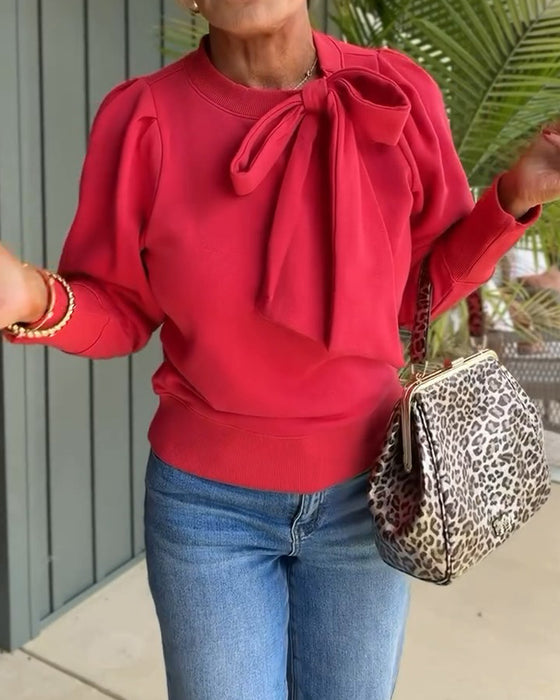 Sweatshirt Strik Pofmouw