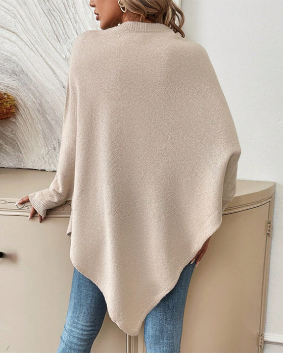 Losse Bloemen Trui met Vleermuismouwen