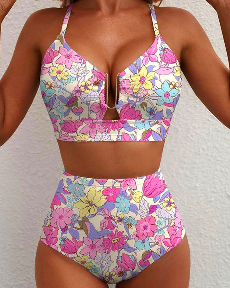 Bikini Bloemenprint Tweedelig