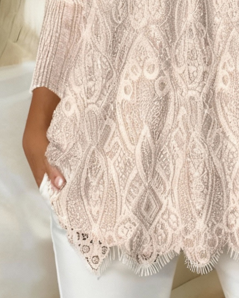 Top Vierkante Hals Oksel Kant