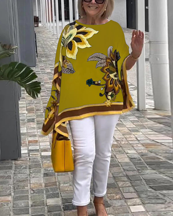 Losse Casual Blouse Met Print