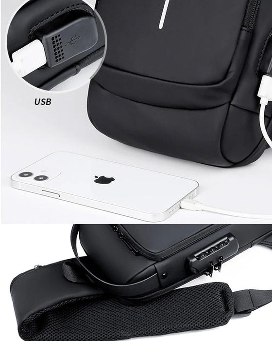 Wachtwoord anti-diefstal borsttas