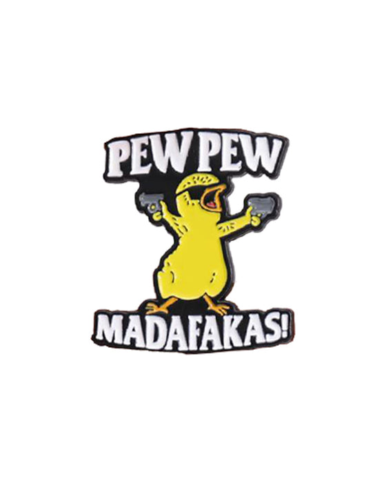 Broche Met Letter & Cartoon Eend Ontwerp