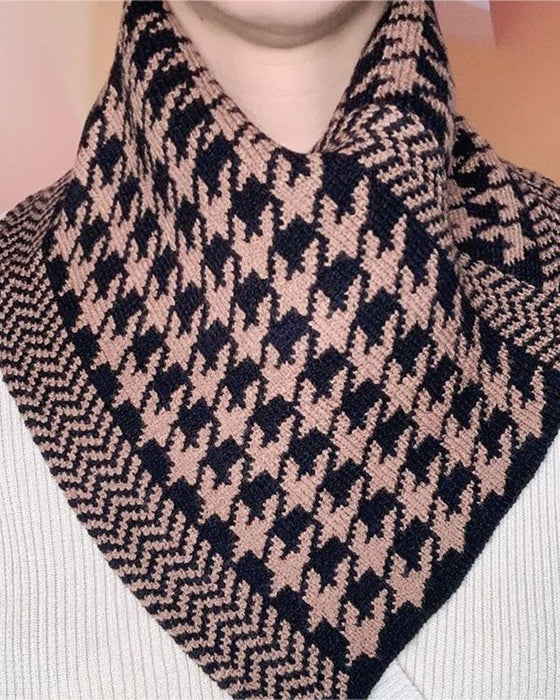 Modieuze veelzijdige driehoeksjaal