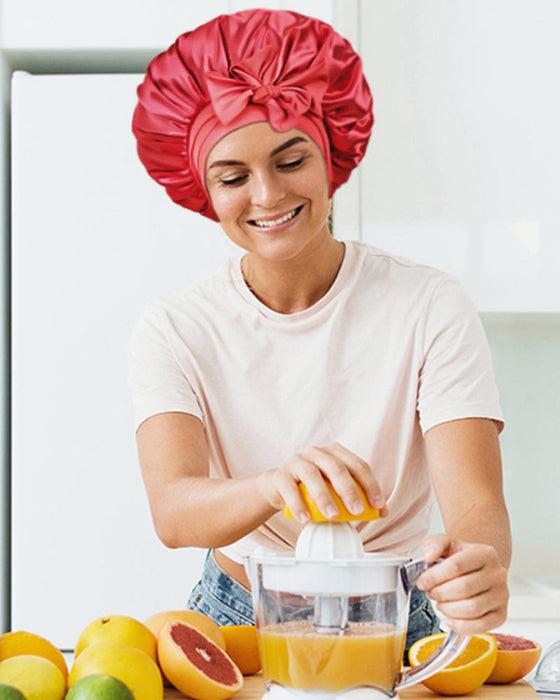 Zijden nachtslaapmutsje