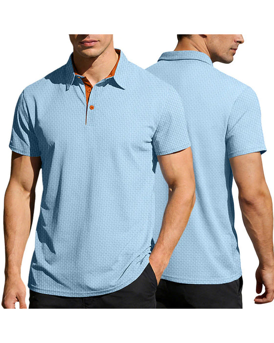 Heren T-Shirt, Effen Kleur, Korte Mouwen