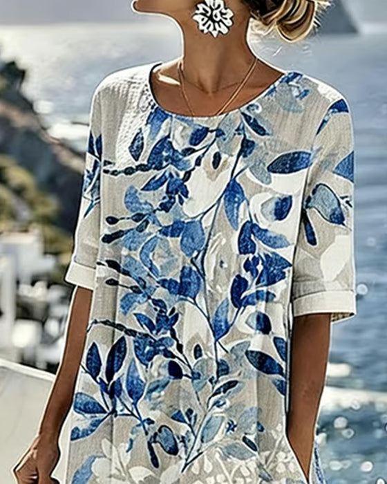 Jurk Geprint Shift