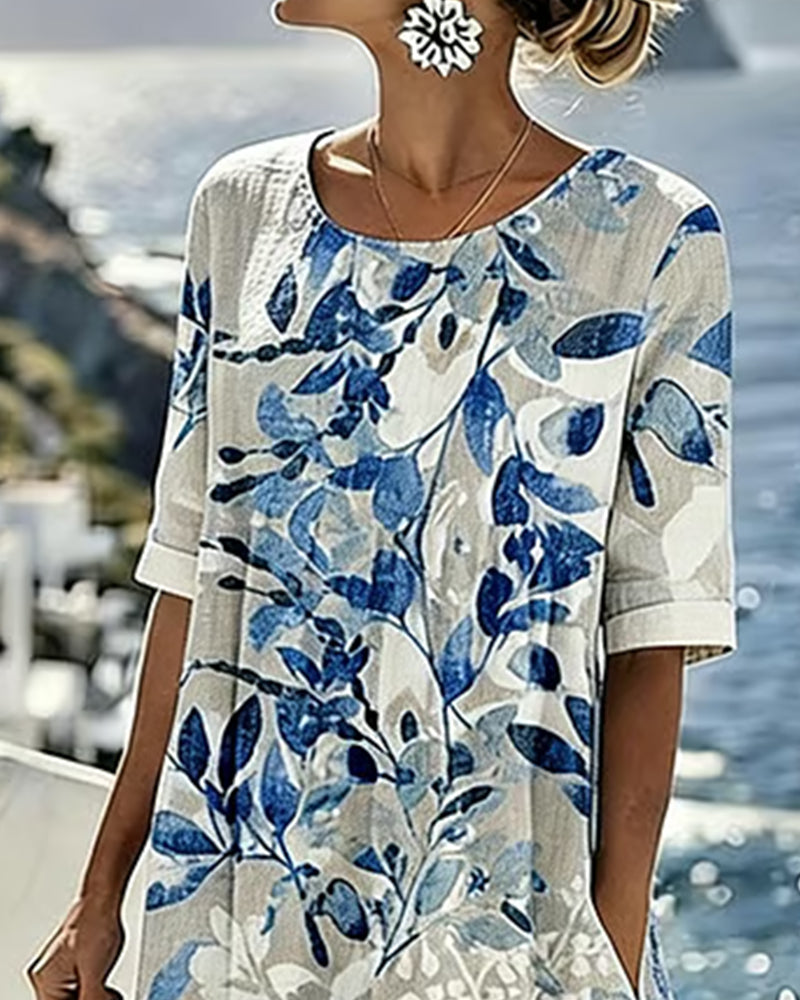 Jurk Geprint Shift