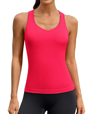 Tank Top Racerback Band Ingebouwde Bh