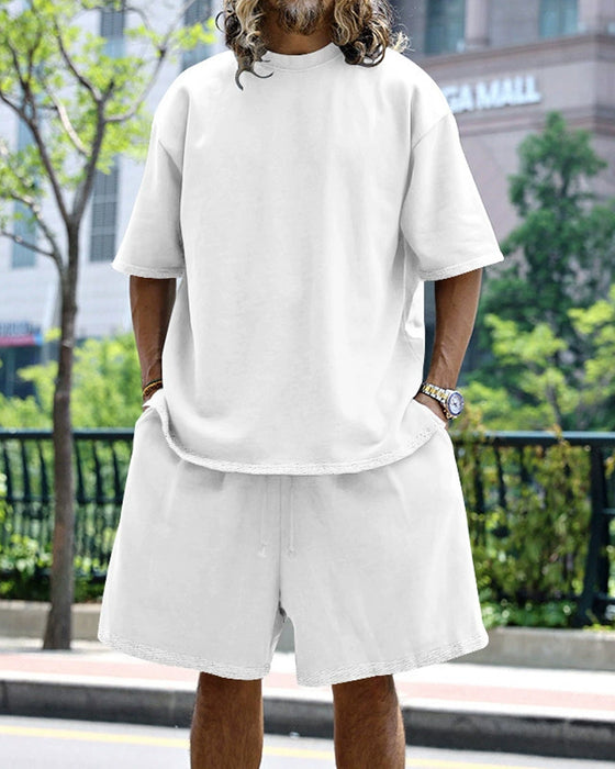 Casual Effen Mouwloze Sportsets
