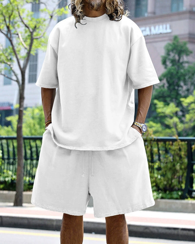 Casual Effen Mouwloze Sportsets