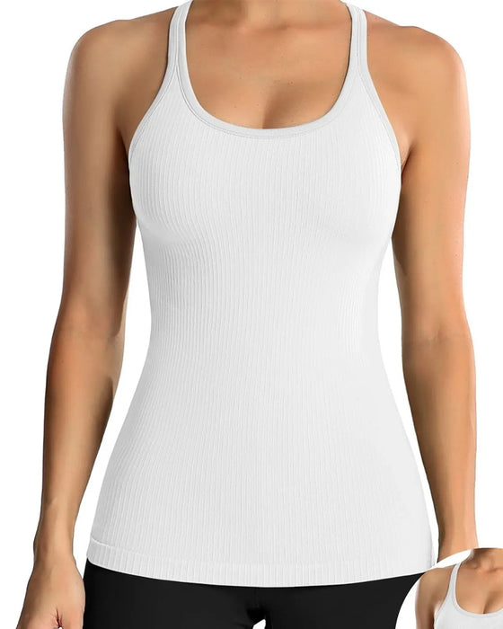 Tanktop Met Ingebouwde Bh En Racerback