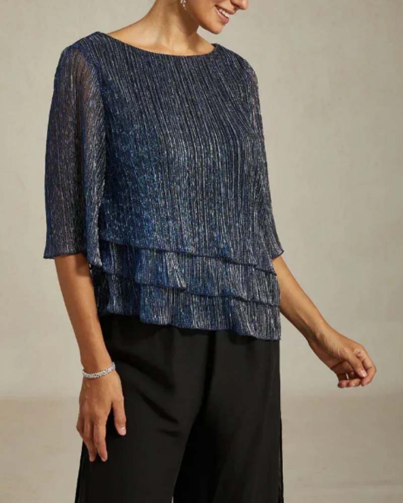 Stijlvol Shirt Met Ronde Hals