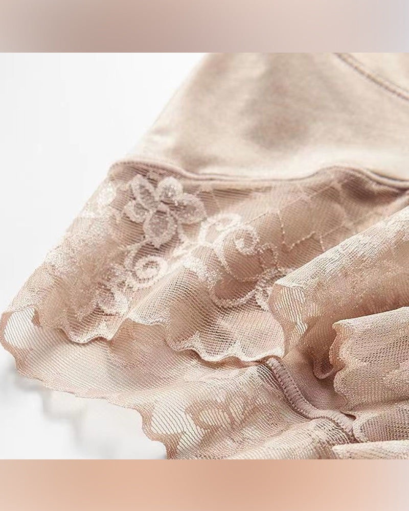 Zijdezacht Hoge Taille Vormend Ondergoed