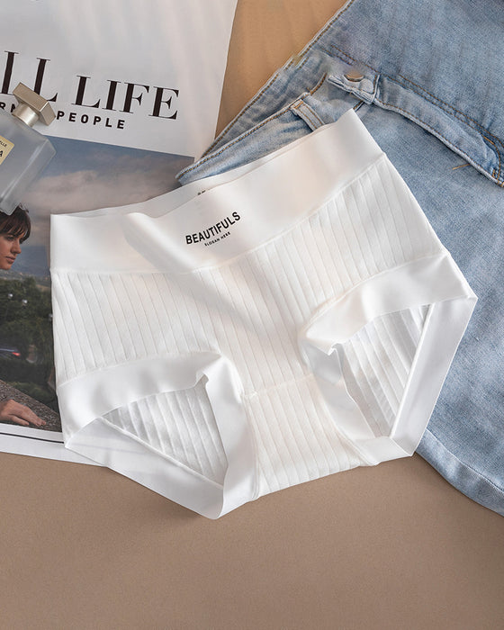 Slip Langvezelig Katoen Hoge Taille